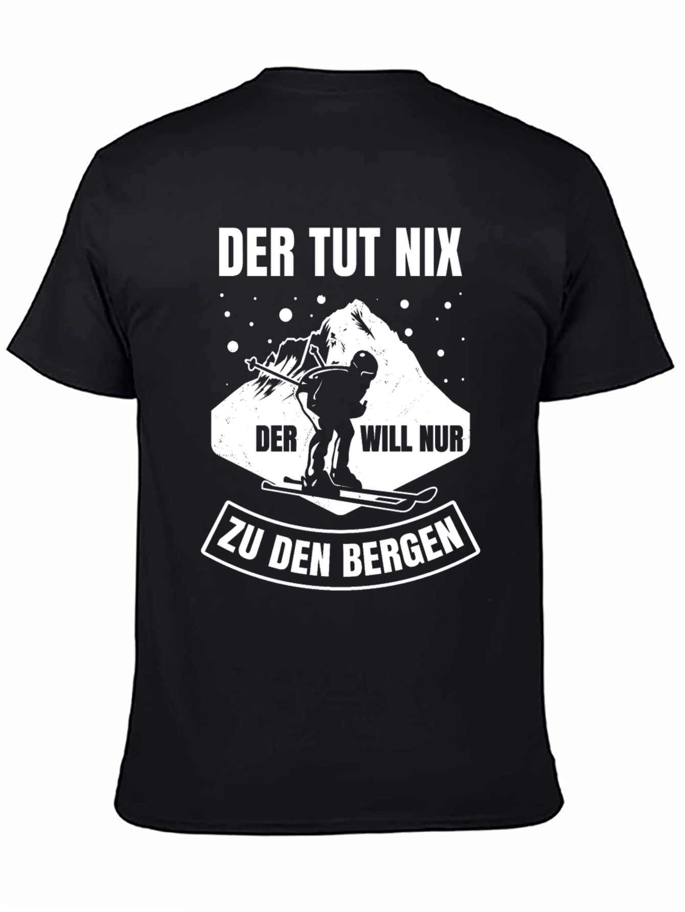 Der Tut Nix Skiing T-Shirt - Mountain Lover
