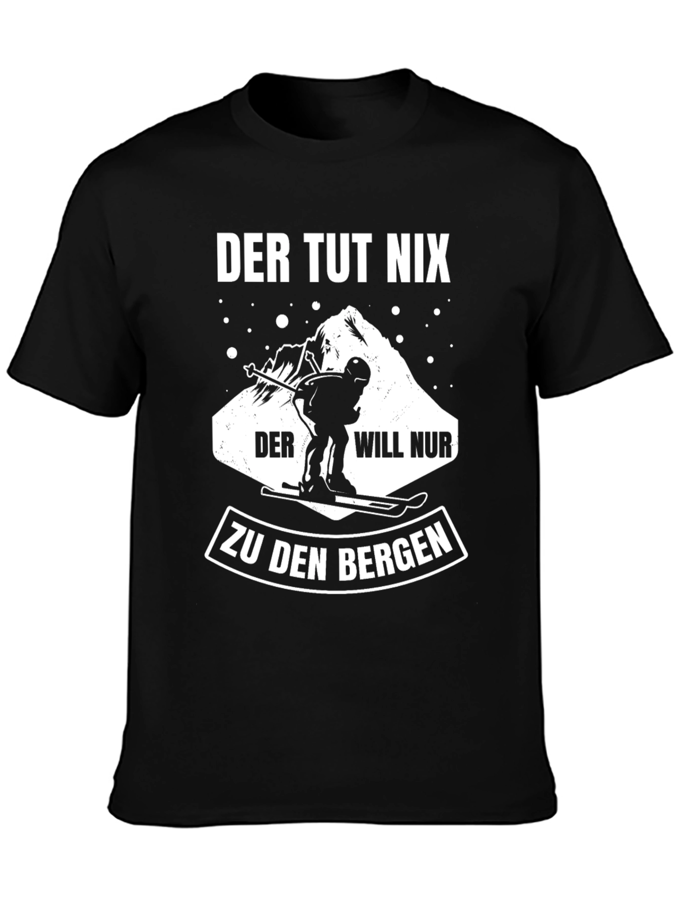 Der Tut Nix Skiing T-Shirt - Mountain Lover