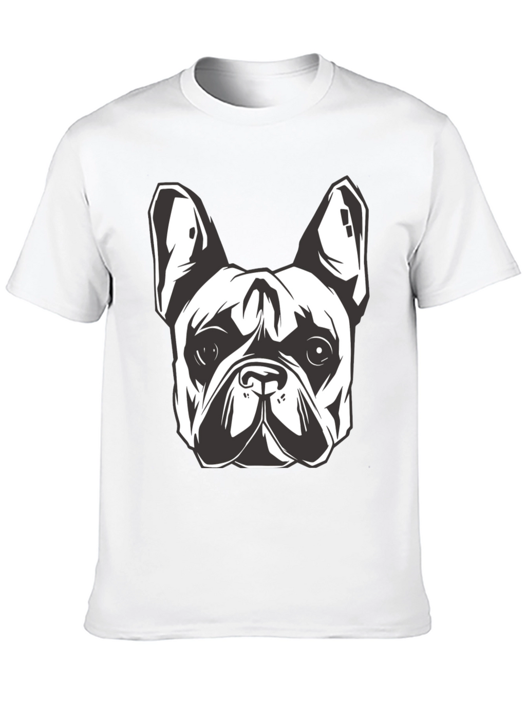 Cool Bulldog Graphic Black T-Shirt