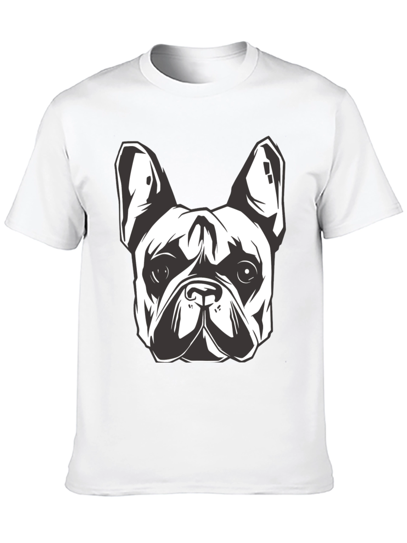 Cool Bulldog Graphic Black T-Shirt