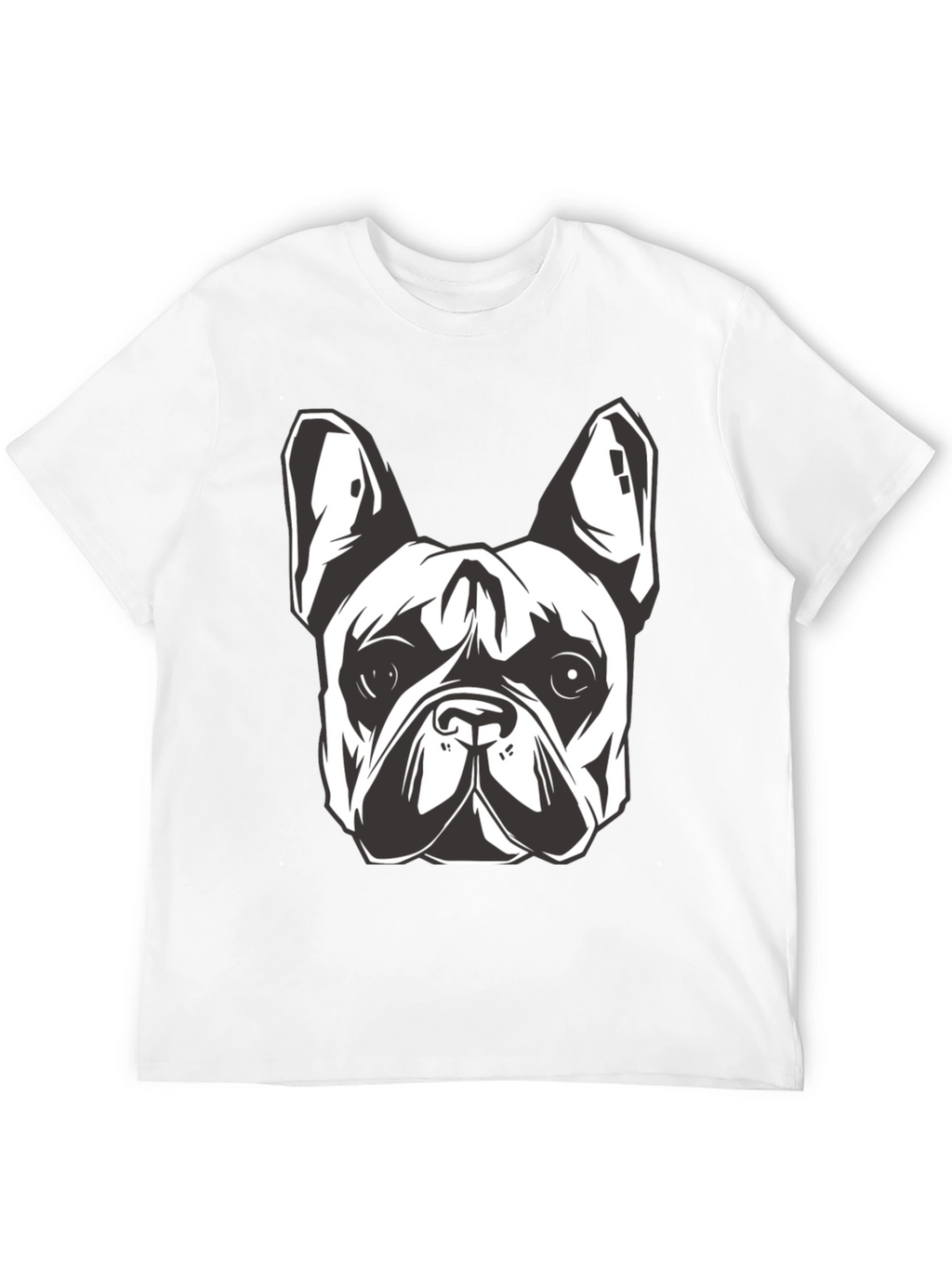 Cool Bulldog Graphic Black T-Shirt