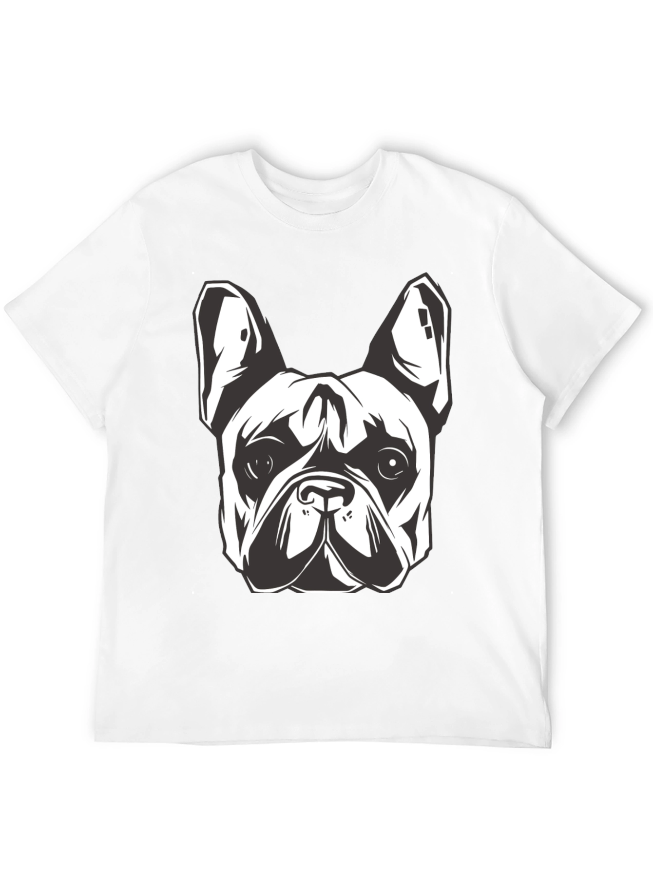 Cool Bulldog Graphic Black T-Shirt