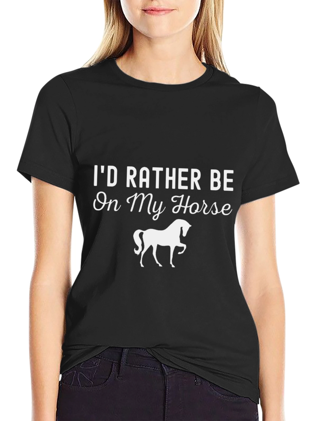Id Rather Be On My Horse T-Shirt