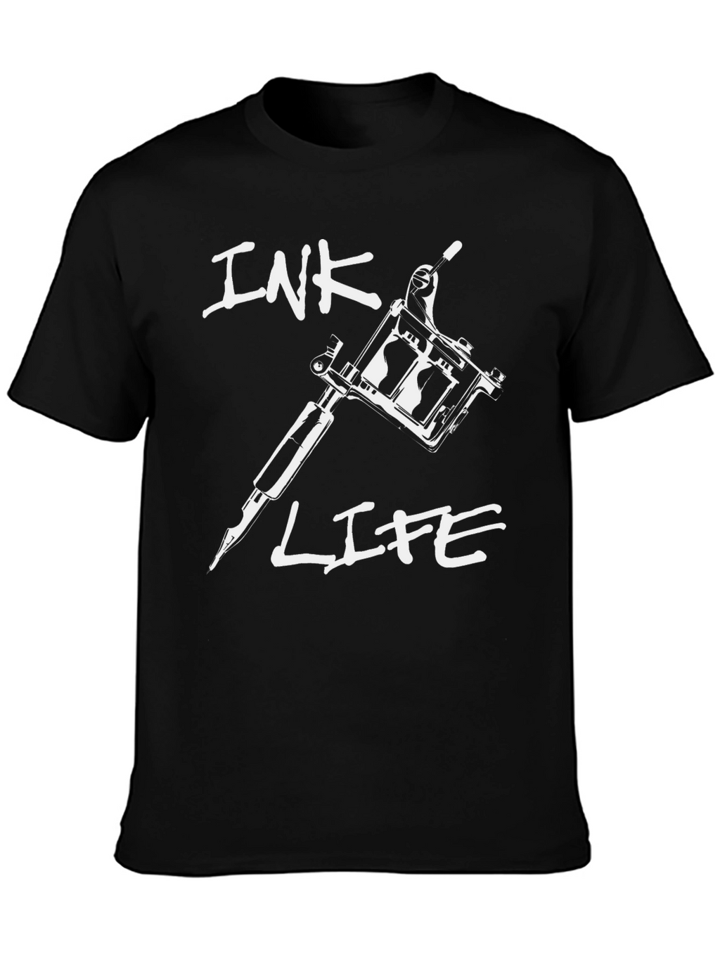 Ink Life Tattoo Gun Graphic T-Shirt