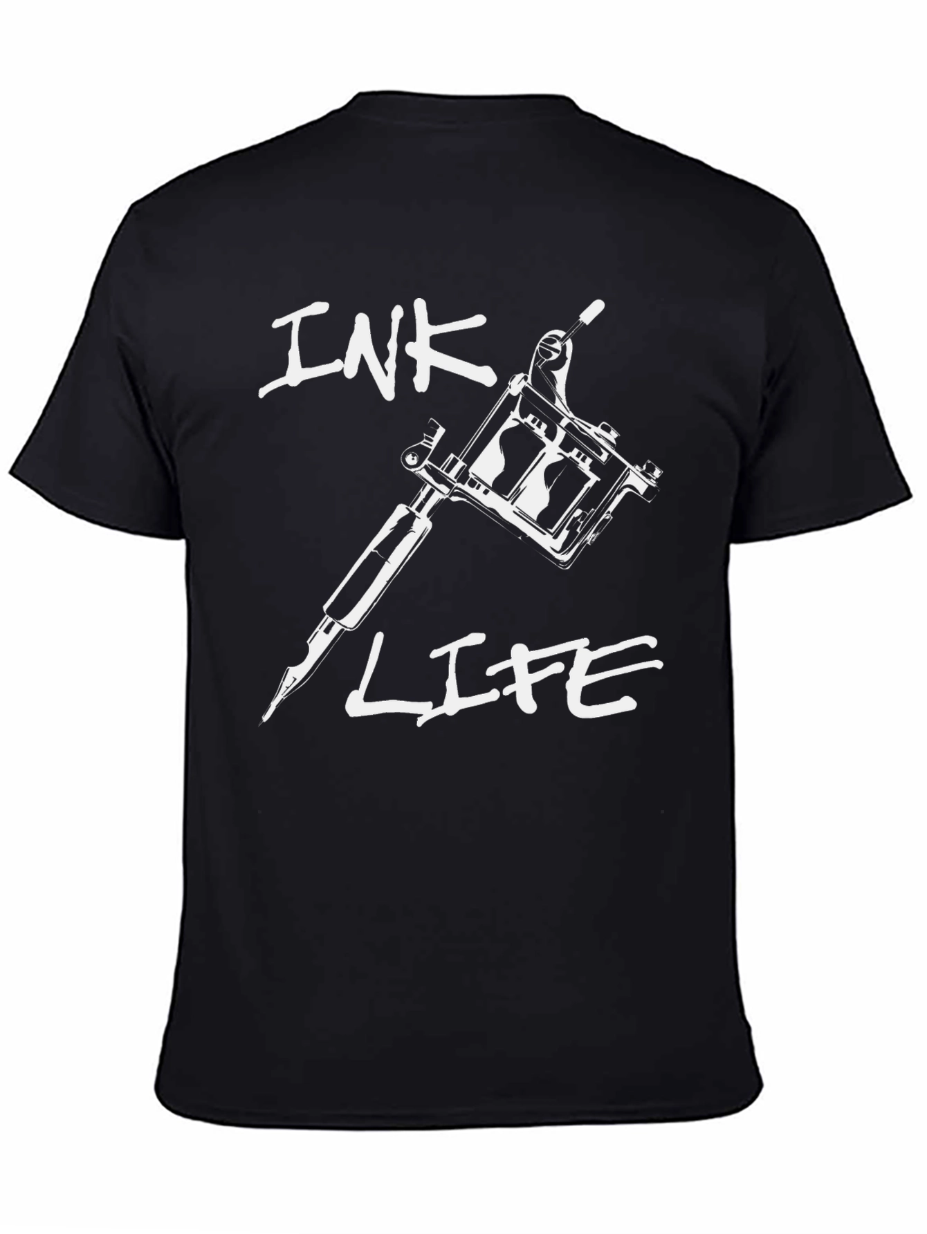 Ink Life Tattoo Gun Graphic T-Shirt
