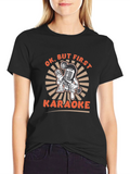 Karaoke Graphic Tee - Black T-Shirt