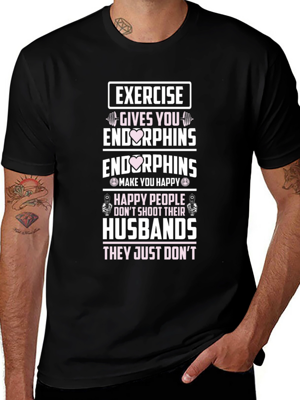 Exercise Endorphins Graphic T-Shirt - Husband Edition