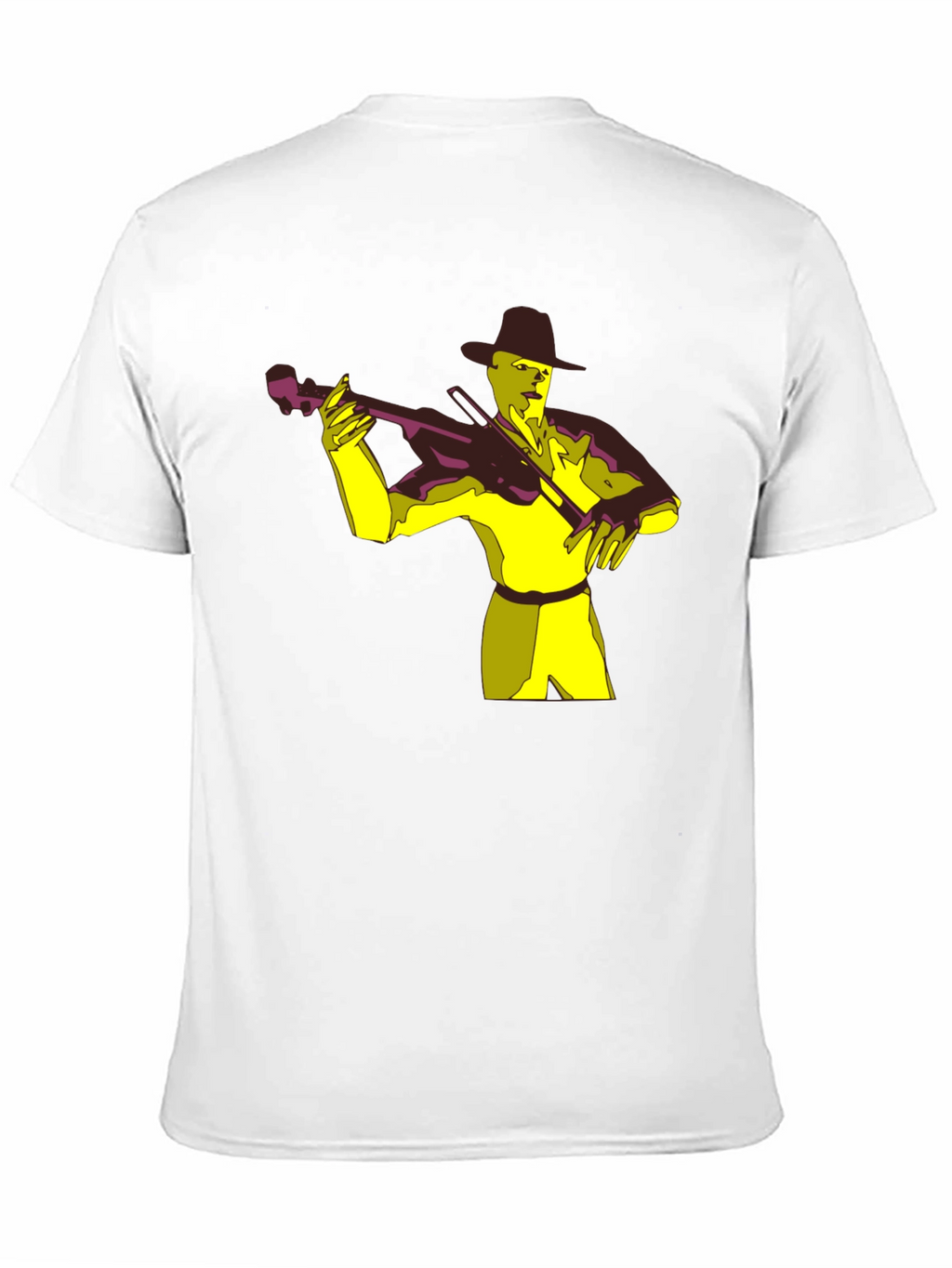 Musician Graphic Tee - Black Cotton T-Shirt