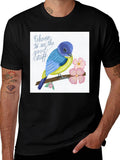 Choose Good Stuff Bird Graphic T-Shirt