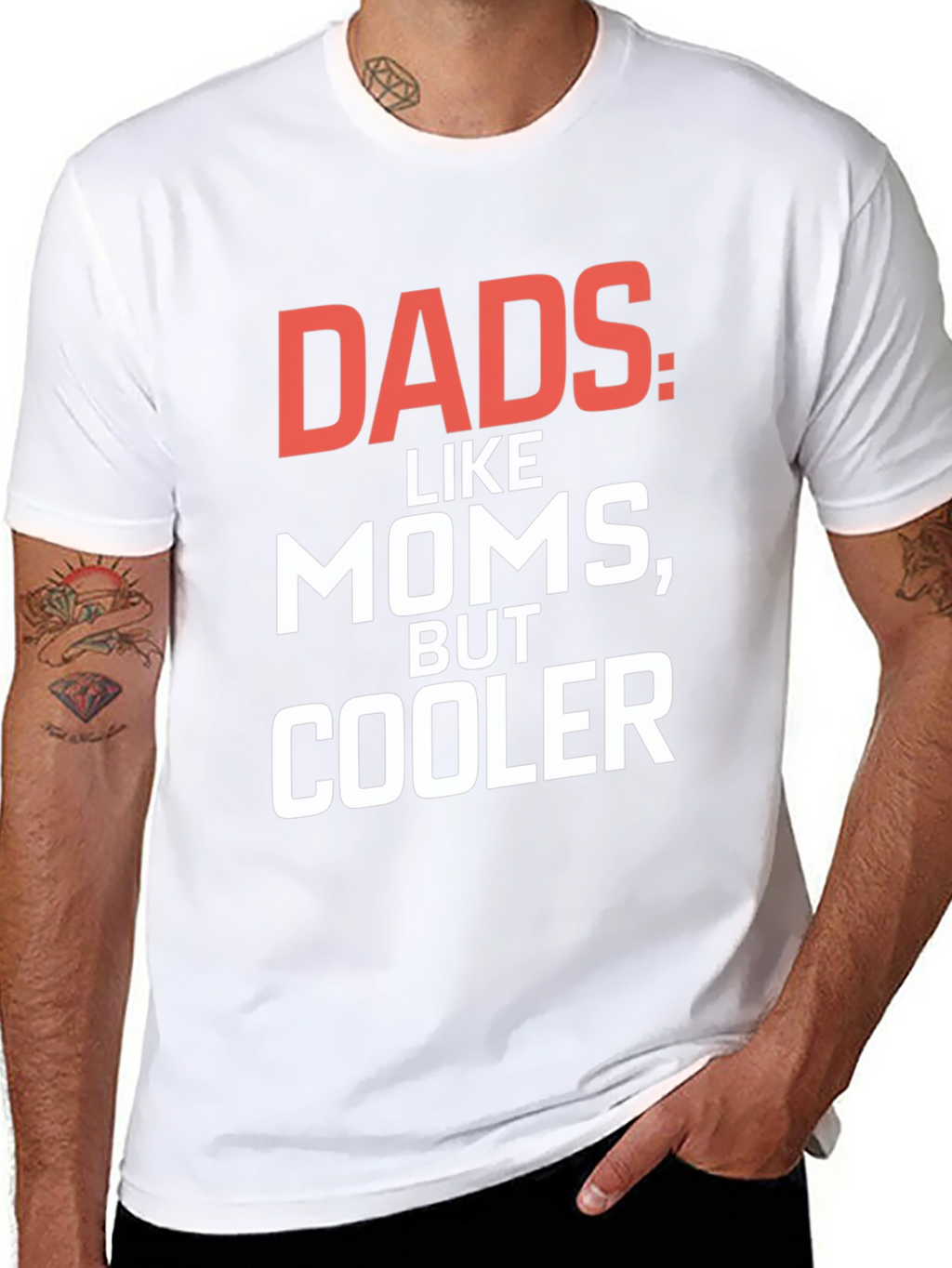 Dads Cooler T-Shirt - Black Graphic Tee