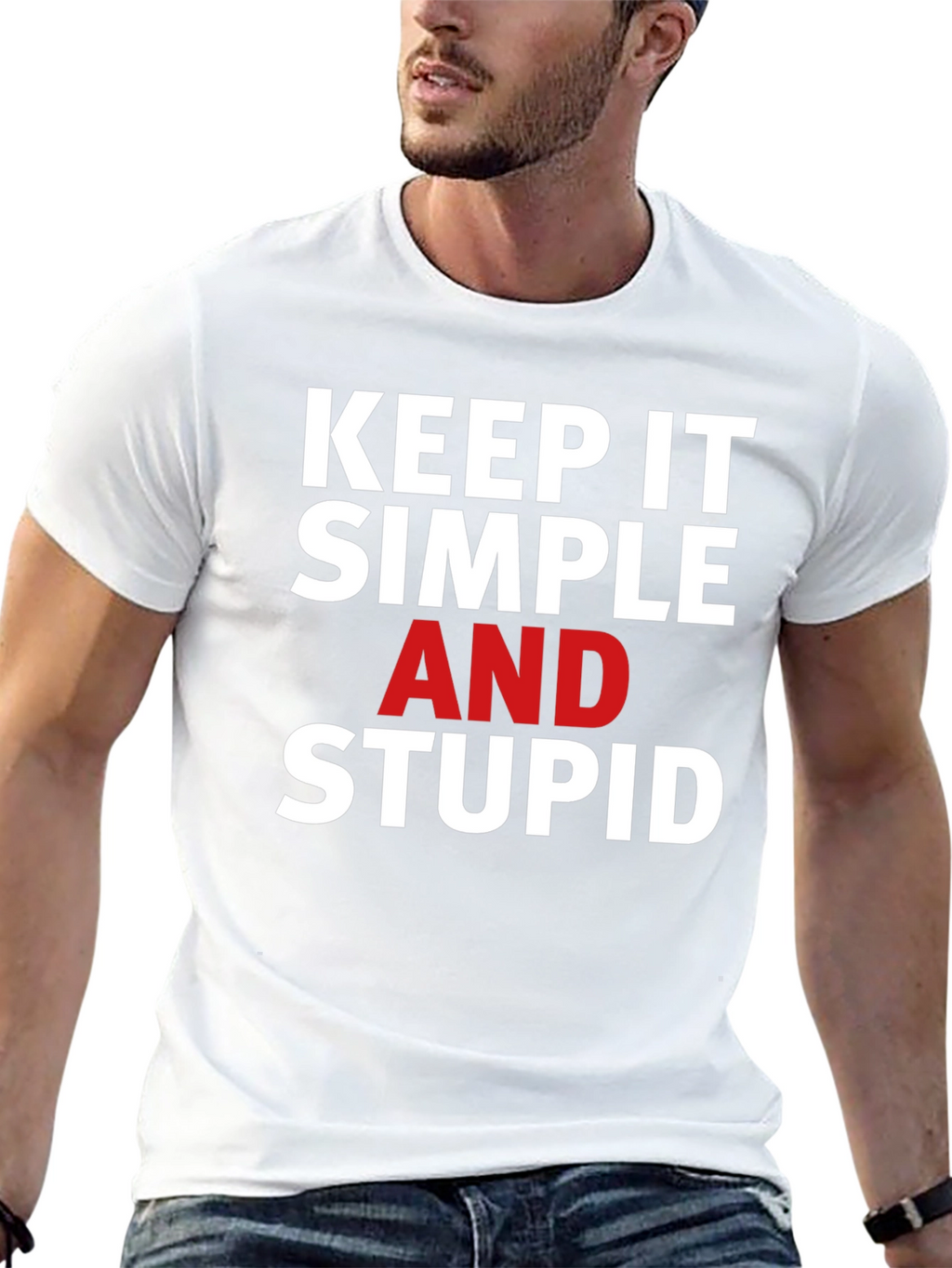Keep it Simple Stupid T-Shirt - Bold Statement Tee