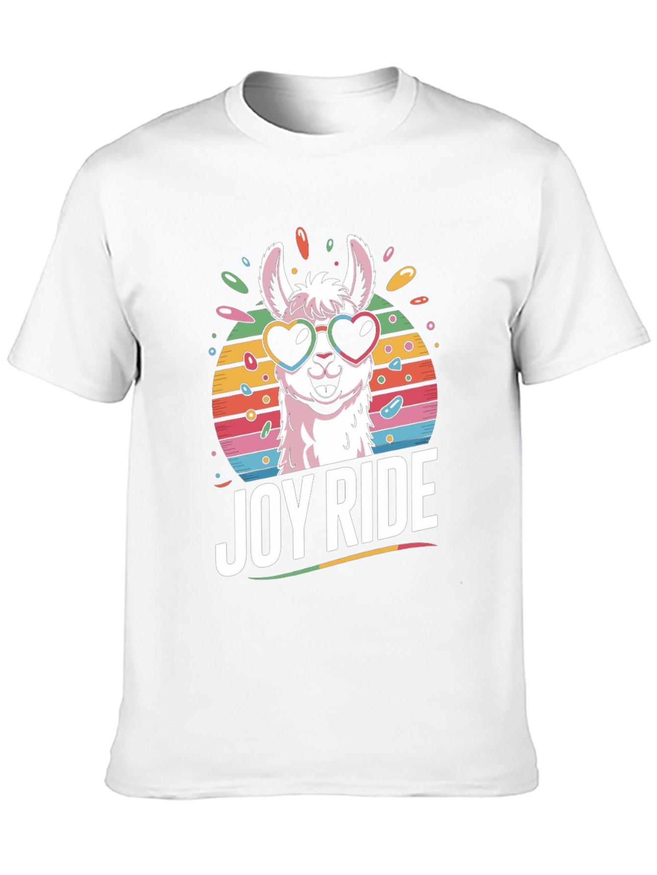 Joy Ride Llama T-Shirt - Heart Sunglasses