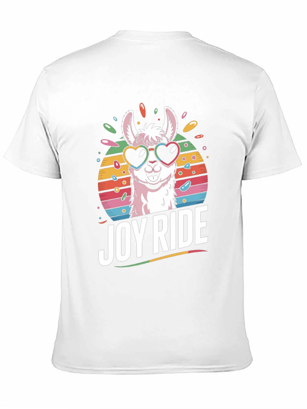 Joy Ride Llama T-Shirt - Heart Sunglasses