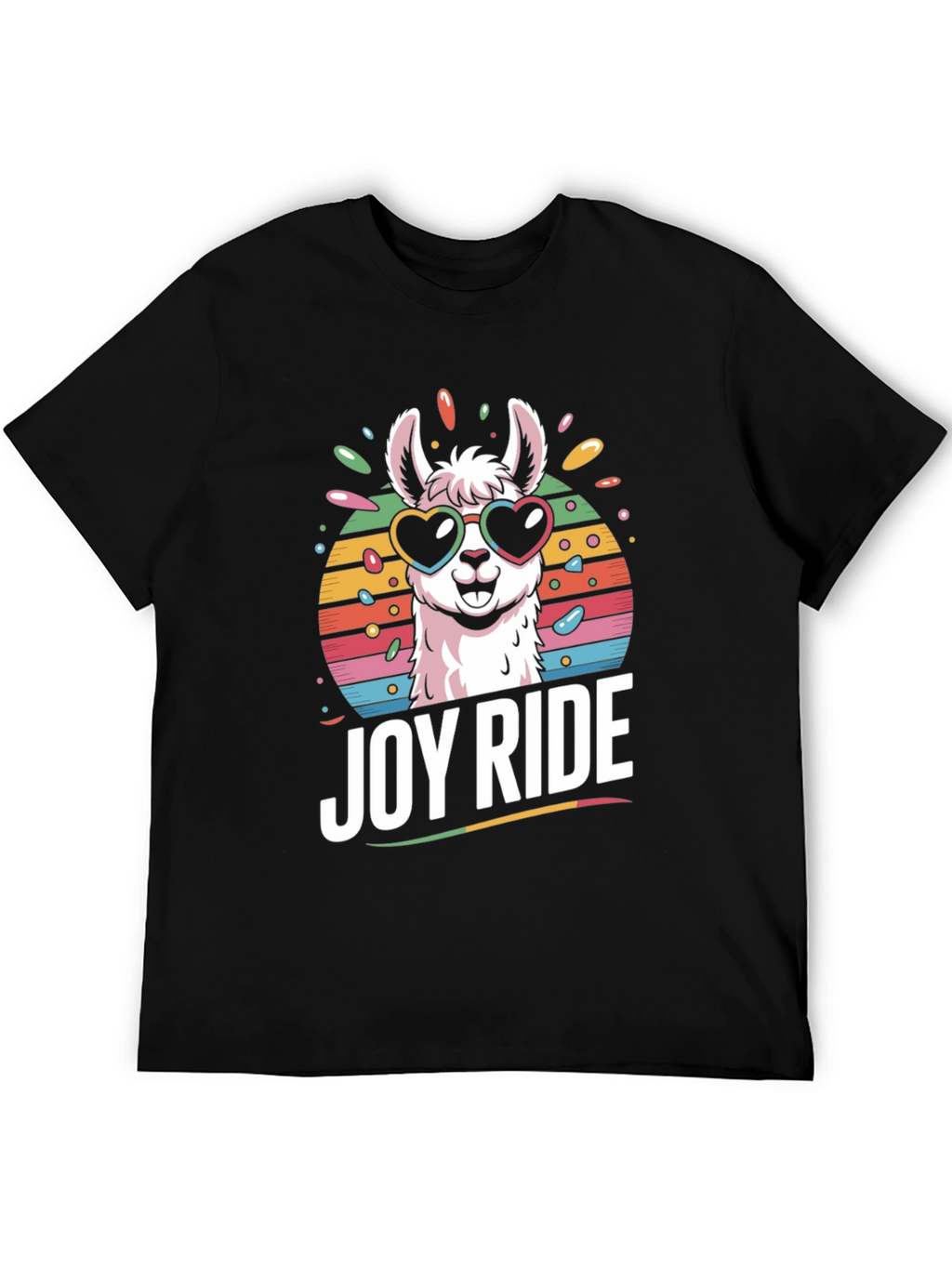 Joy Ride Llama T-Shirt - Heart Sunglasses