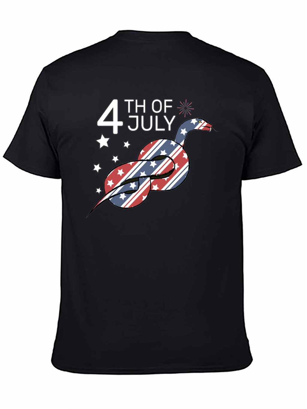 Patriotic Snake 4th of July T-Shirt