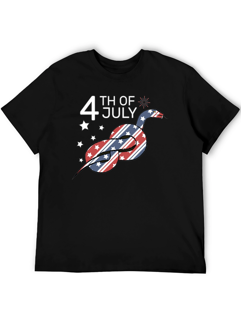 Patriotic Snake 4th of July T-Shirt