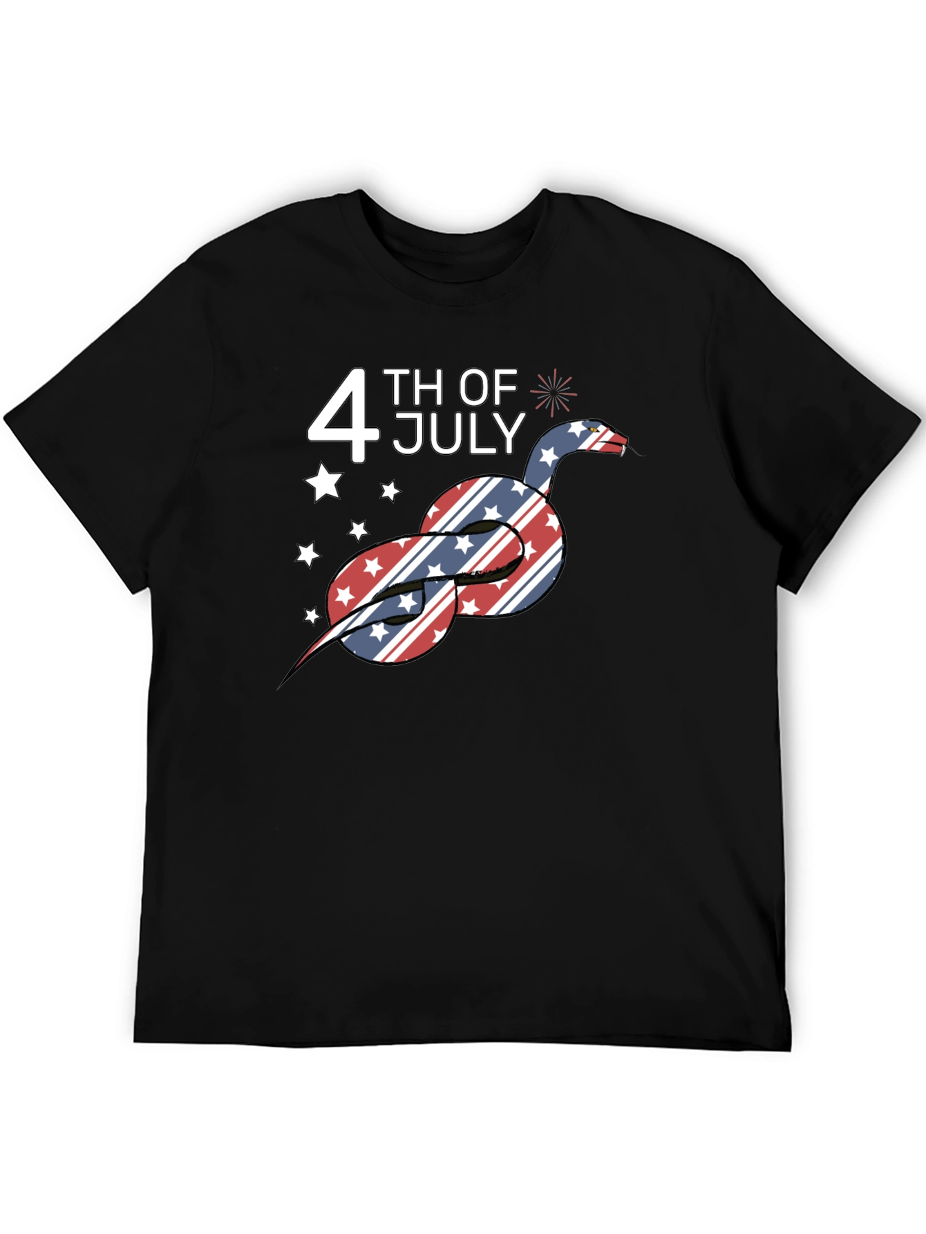 Patriotic Snake 4th of July T-Shirt