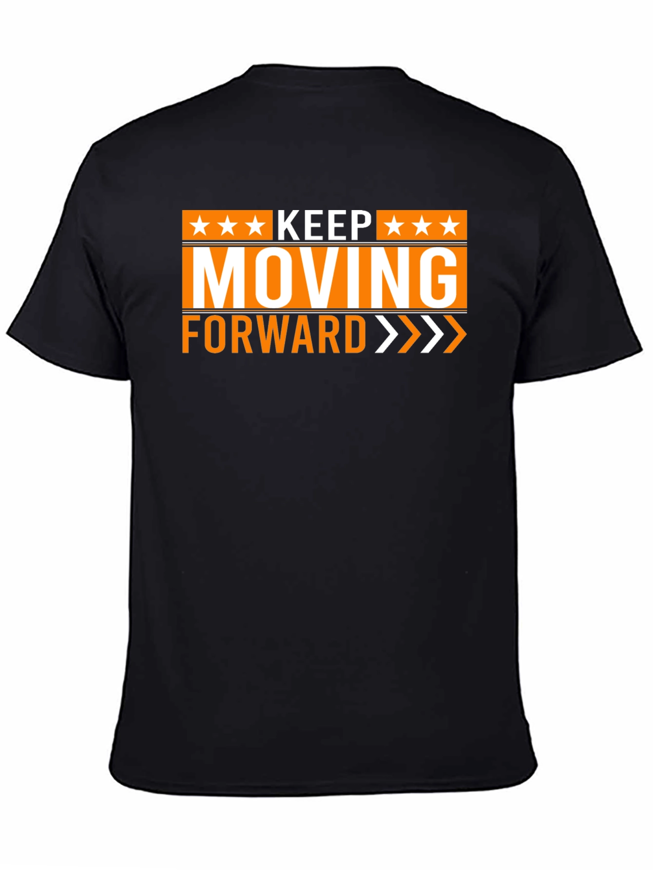 Keep Moving Forward Graphic Tee - Black