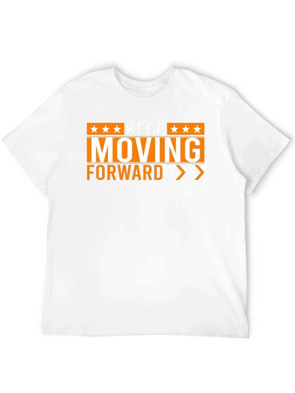 Keep Moving Forward Graphic Tee - Black