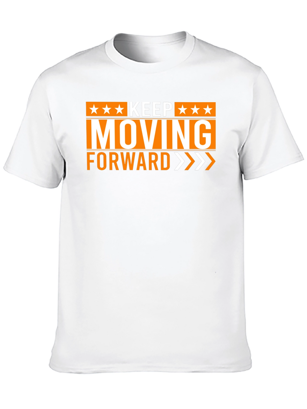 Keep Moving Forward Graphic Tee - Black