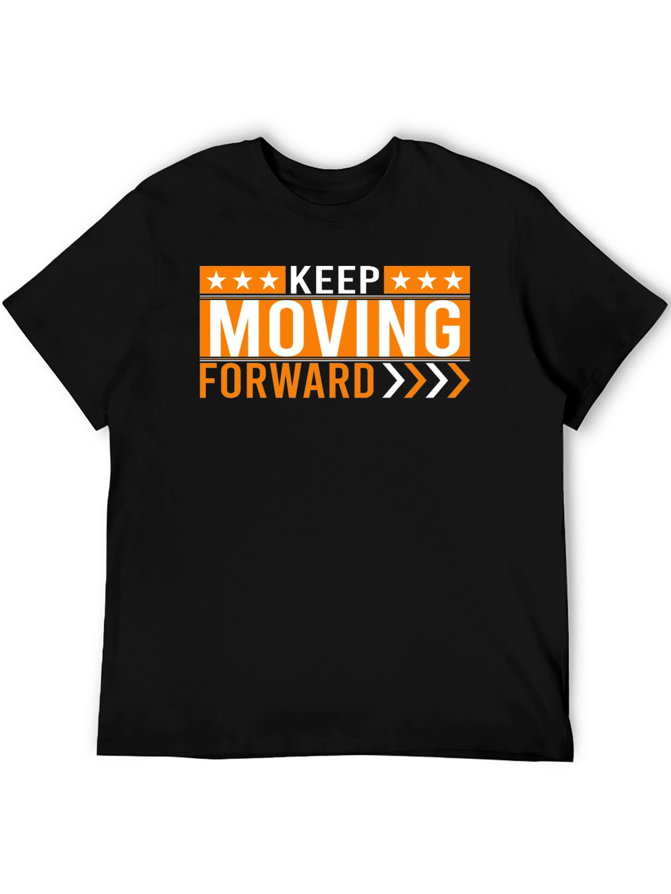 Keep Moving Forward Graphic Tee - Black