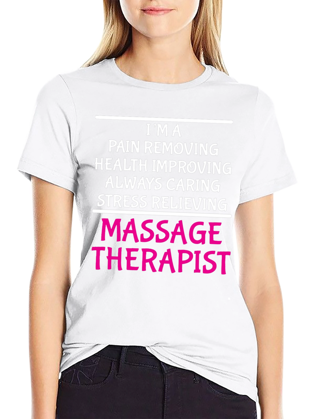 Massage Therapist T-Shirt - Pain Relief Health Caring