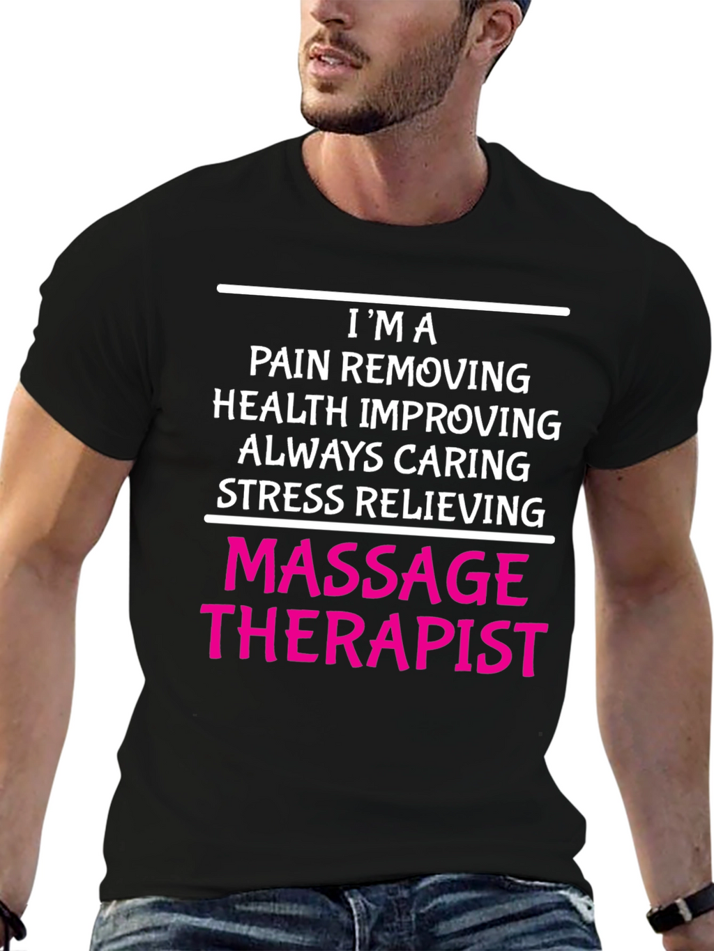 Massage Therapist T-Shirt - Pain Relief Health Caring