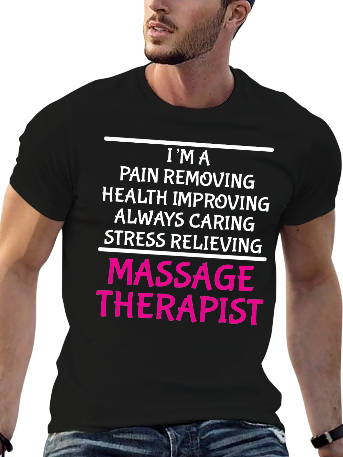 Massage Therapist T-Shirt - Pain Relief Health Caring
