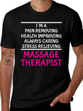 Massage Therapist T-Shirt - Pain Relief Health Caring