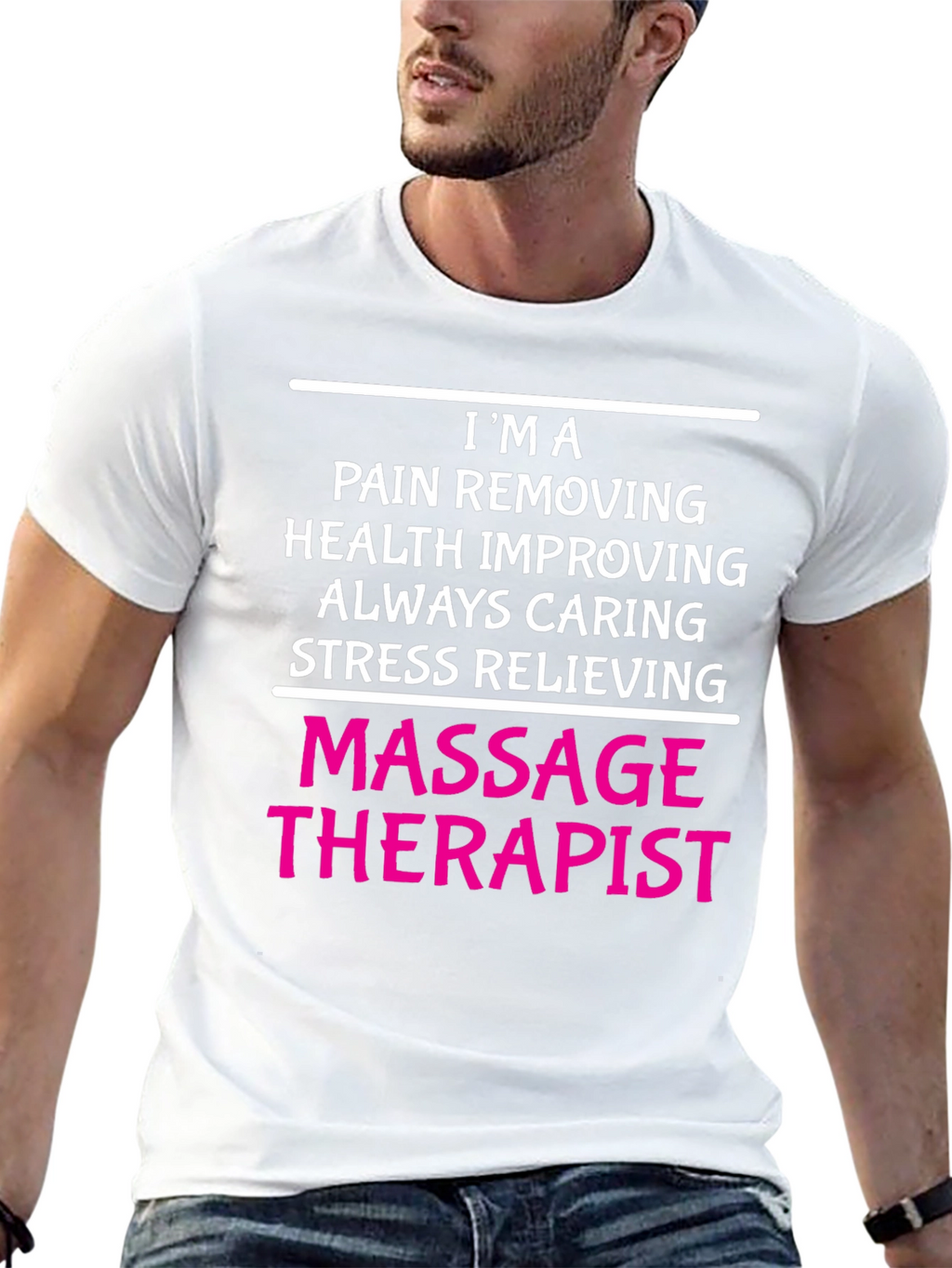 Massage Therapist T-Shirt - Pain Relief Health Caring