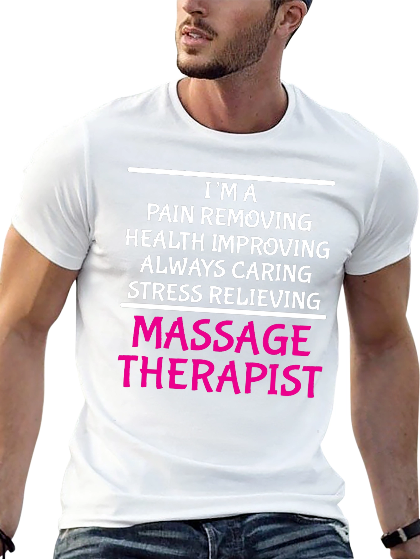 Massage Therapist T-Shirt - Pain Relief Health Caring