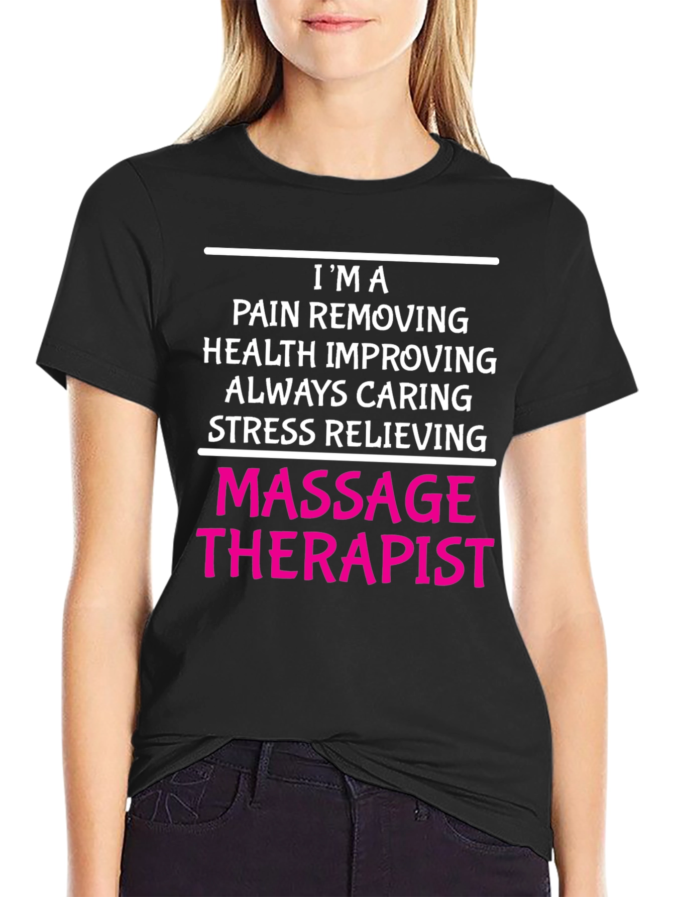 Massage Therapist T-Shirt - Pain Relief Health Caring