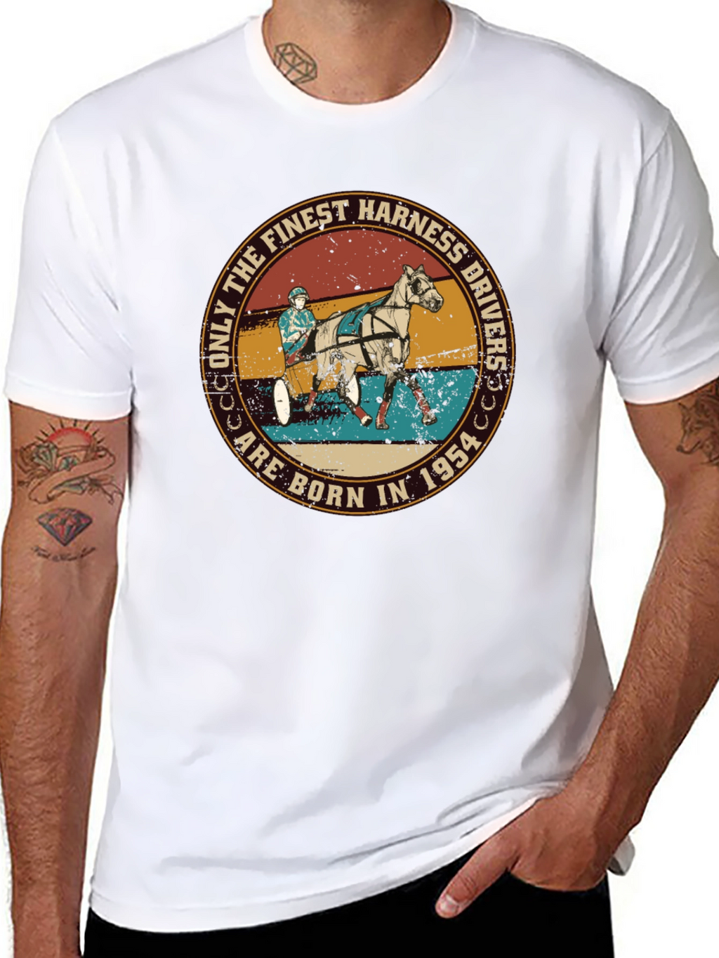 Finest Harness Drivers Born in 1954 T-Shirt
