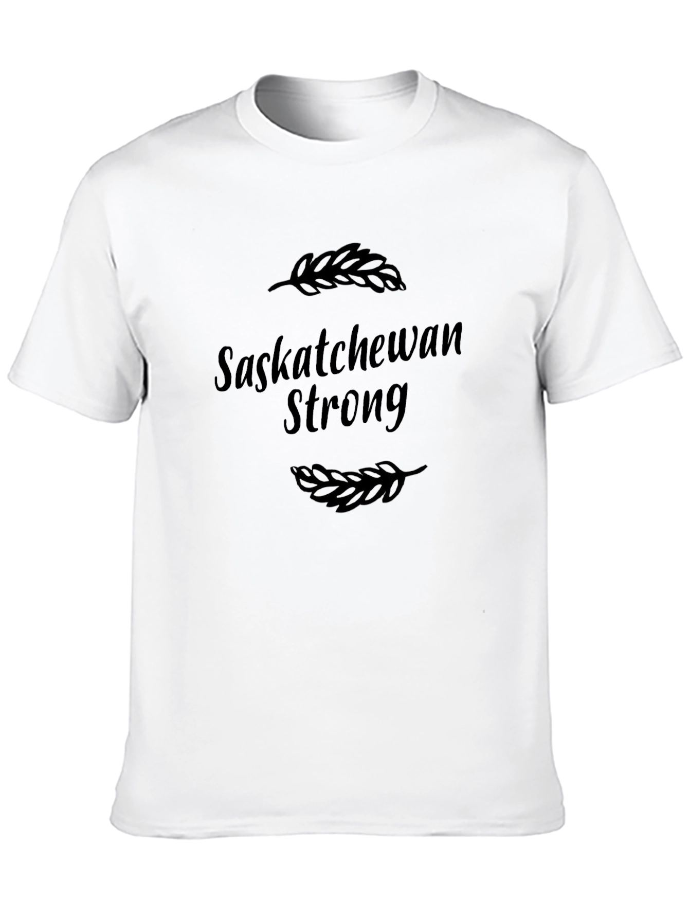 Saskatchewan Strong Black Graphic Tee