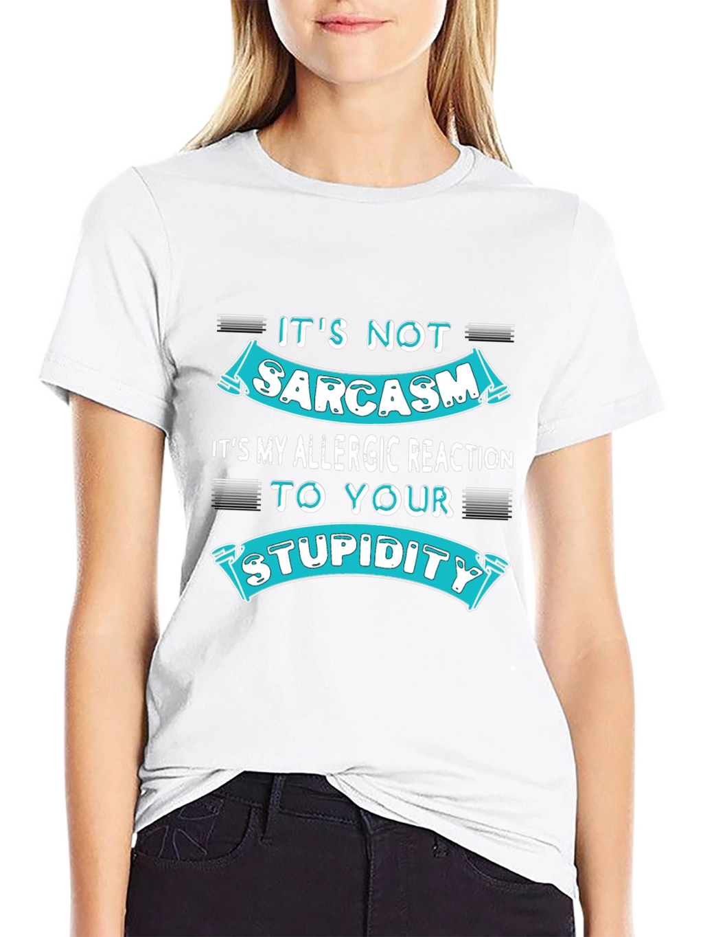 Sarcasm Allergic Reaction Humor T-Shirt