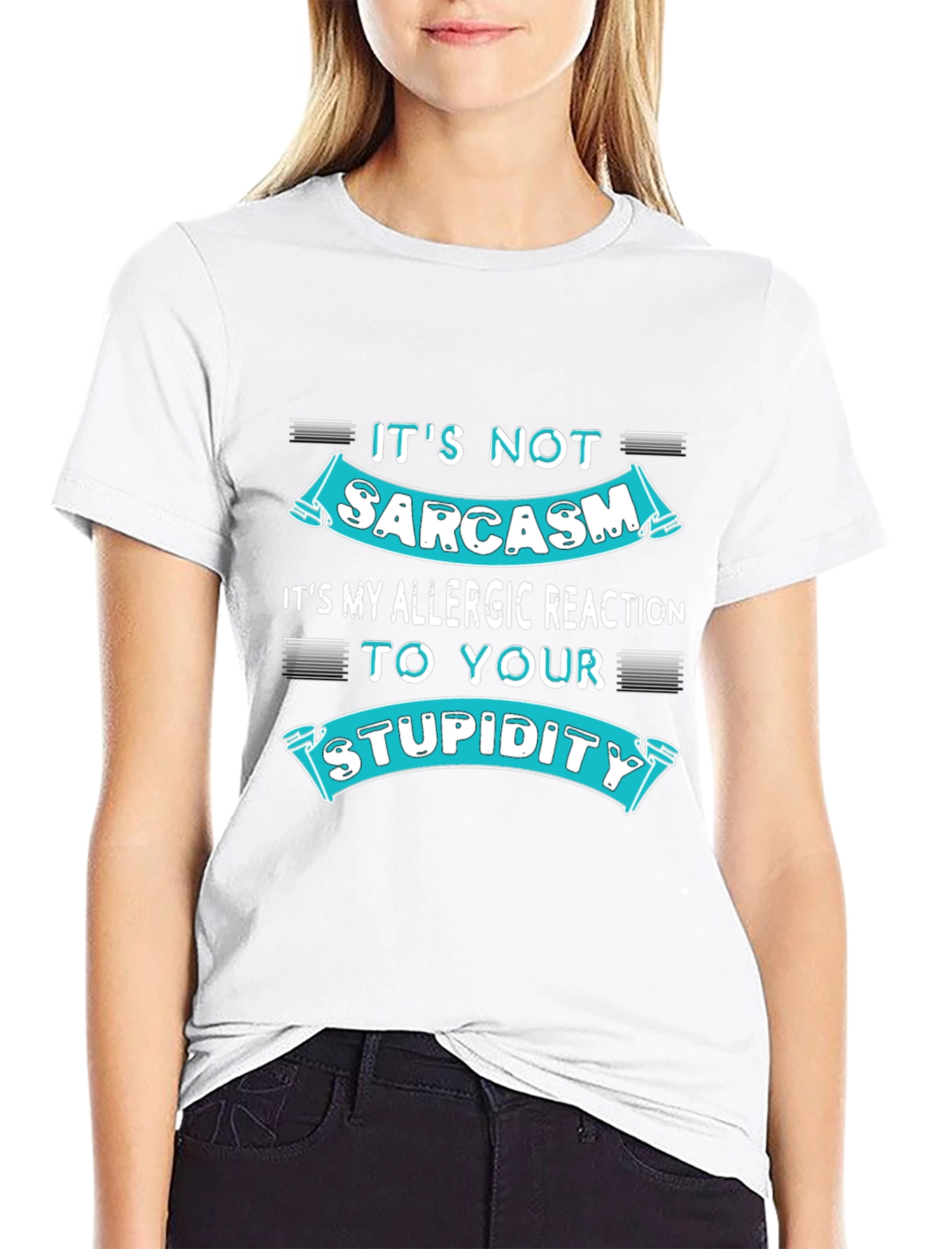 Sarcasm Allergic Reaction Humor T-Shirt