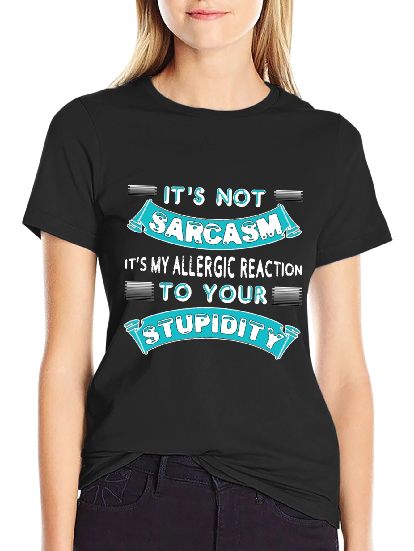 Sarcasm Allergic Reaction Humor T-Shirt