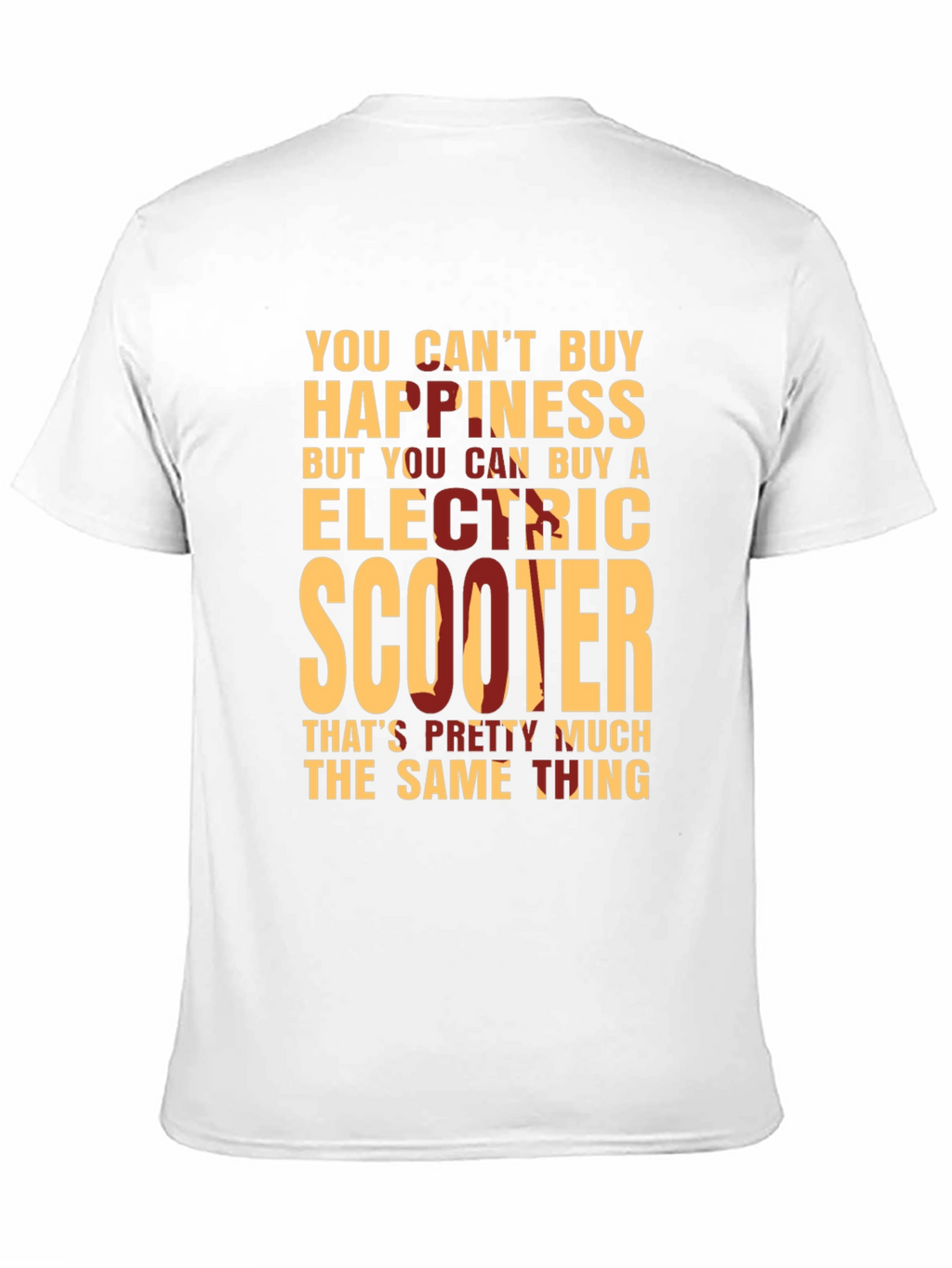 Electric Scooter Happiness T-Shirt - Buy Now!