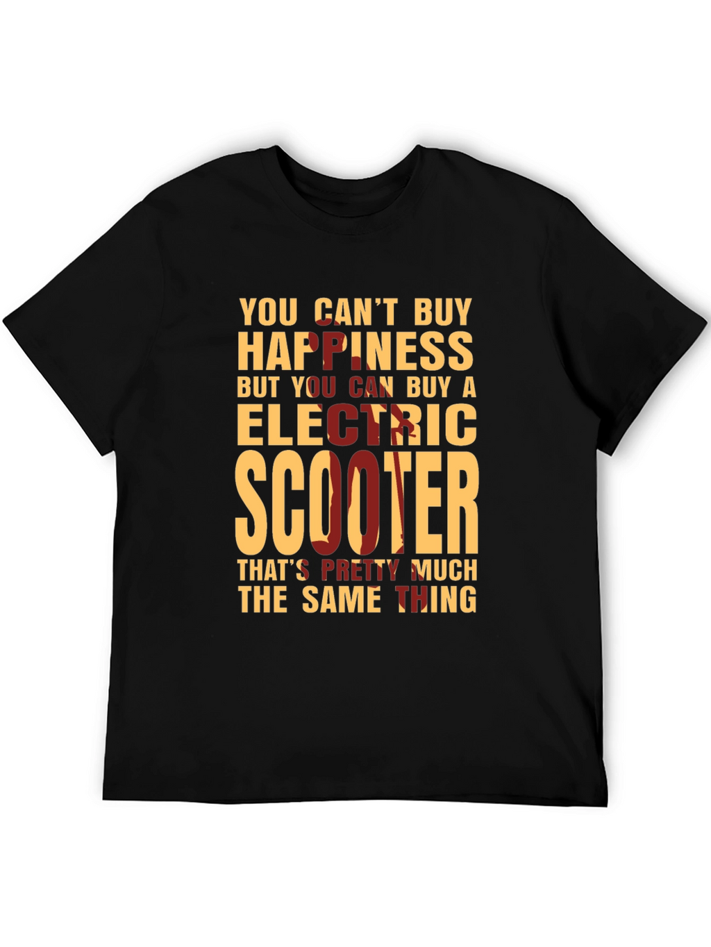 Electric Scooter Happiness T-Shirt - Buy Now!