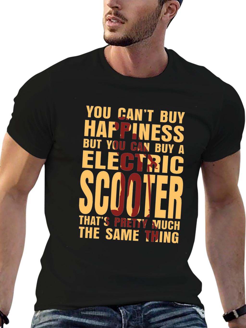 Electric Scooter Happiness T-Shirt - Buy Now!