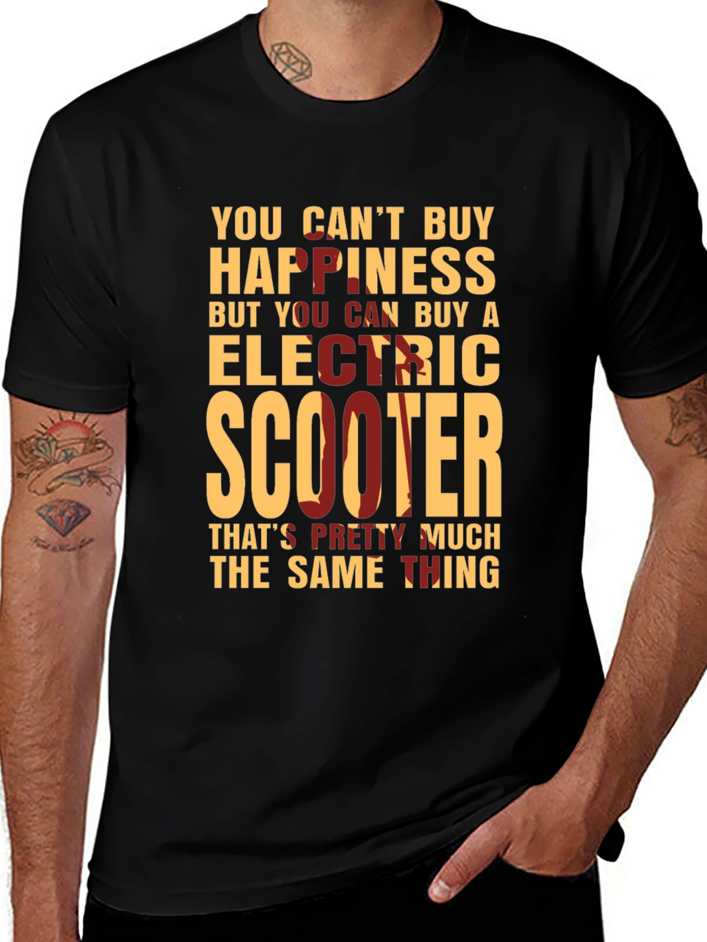 Electric Scooter Happiness T-Shirt - Buy Now!