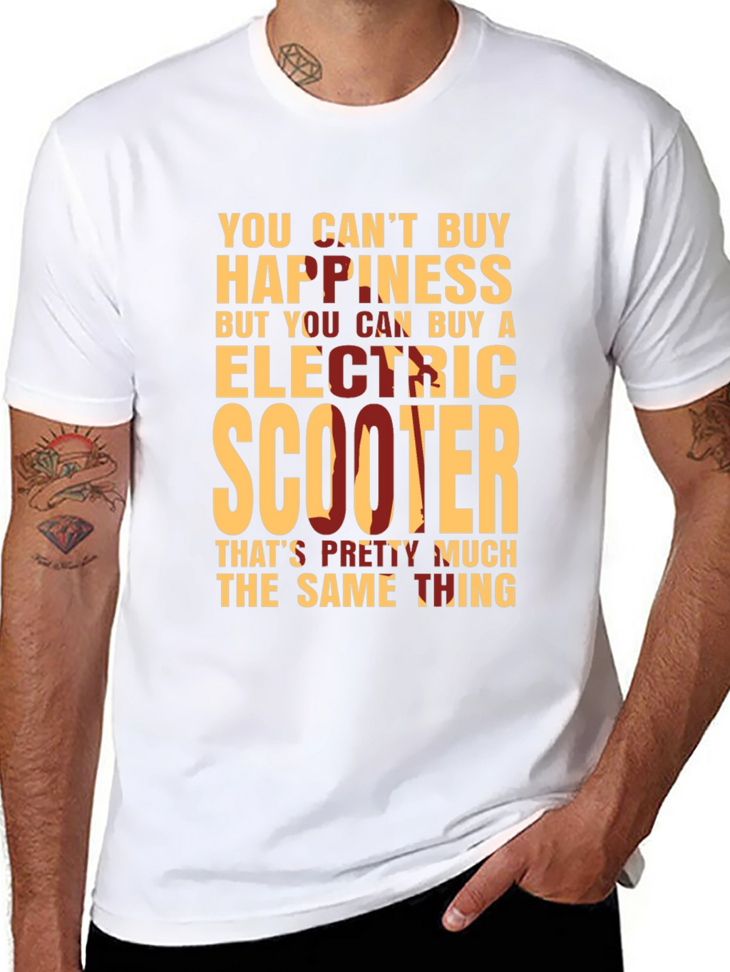 Electric Scooter Happiness T-Shirt - Buy Now!
