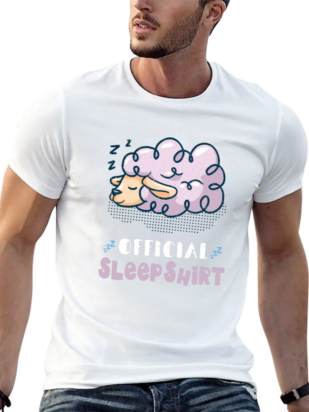 Official Sleep Shirt Funny Sheep T-Shirt