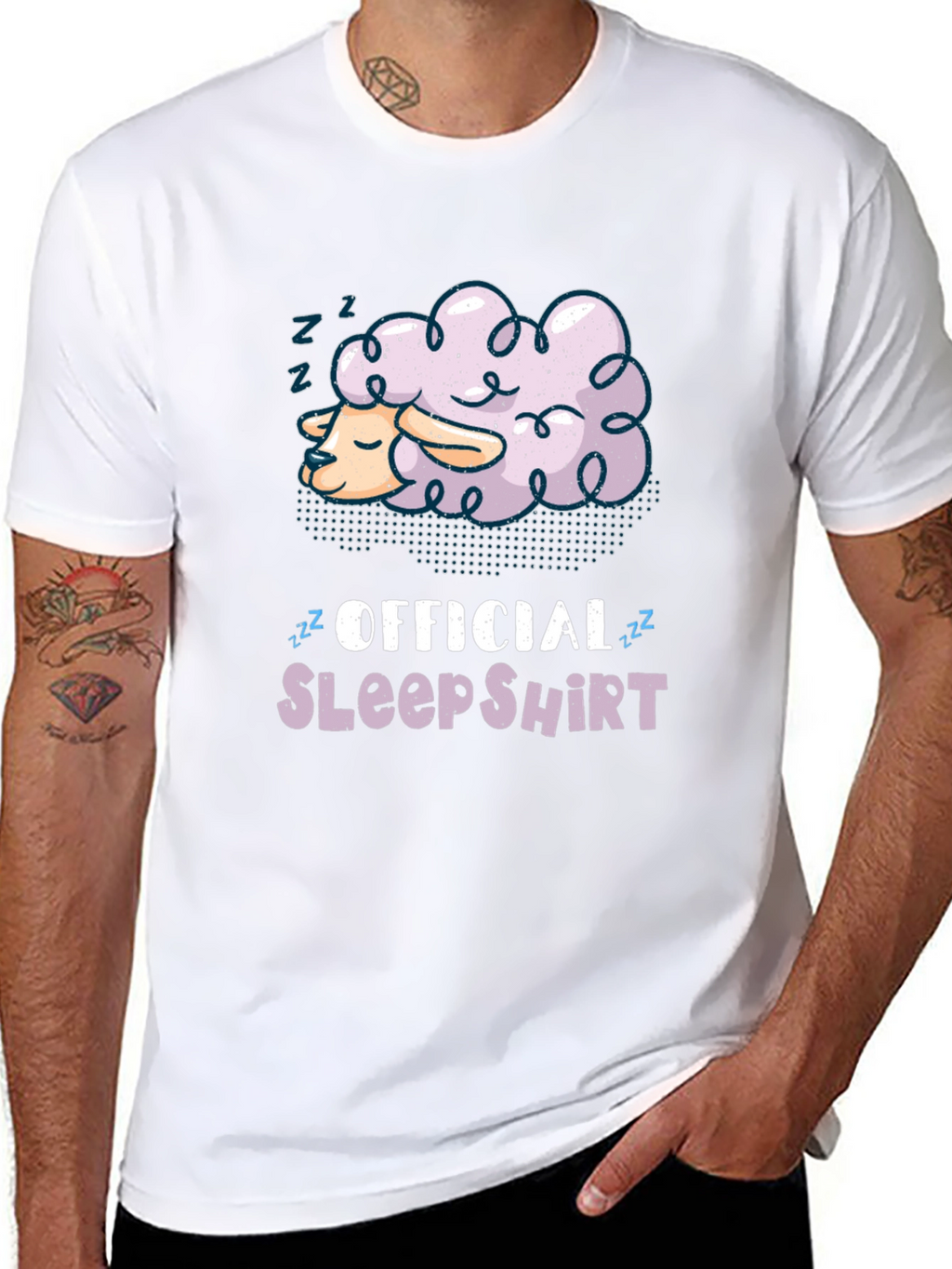 Official Sleep Shirt Funny Sheep T-Shirt