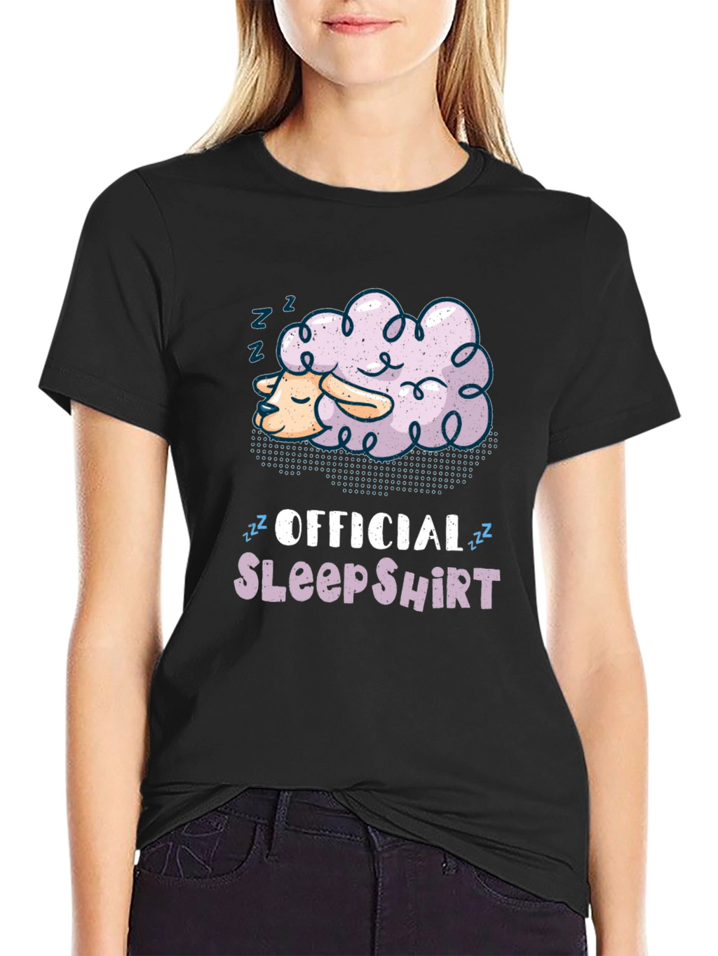 Official Sleep Shirt Funny Sheep T-Shirt