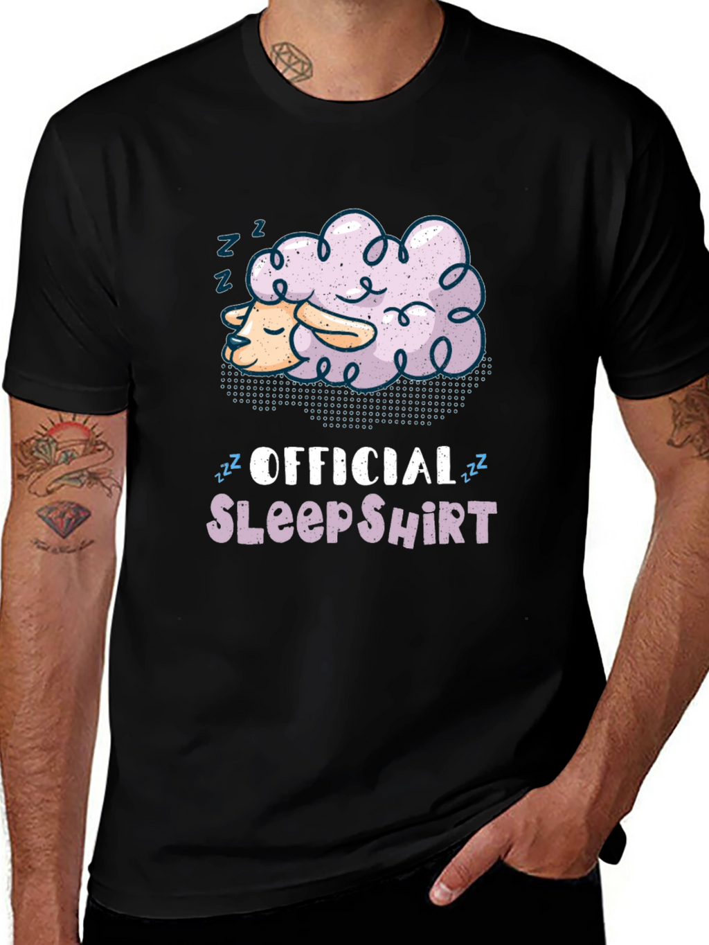 Official Sleep Shirt Funny Sheep T-Shirt