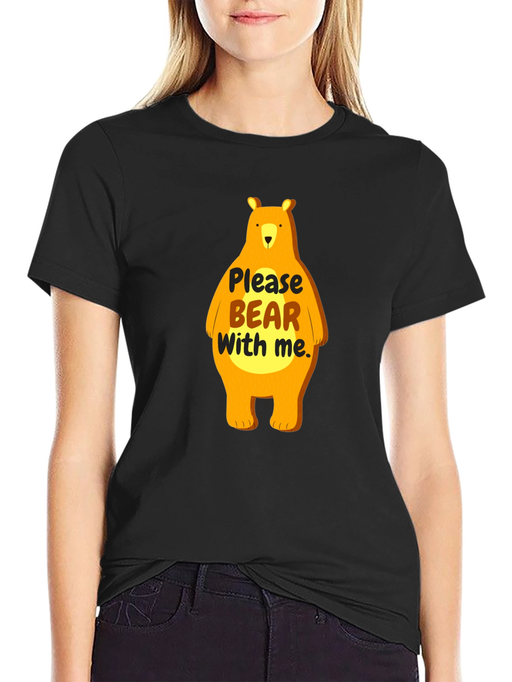 Funny Bear Graphic T-Shirt