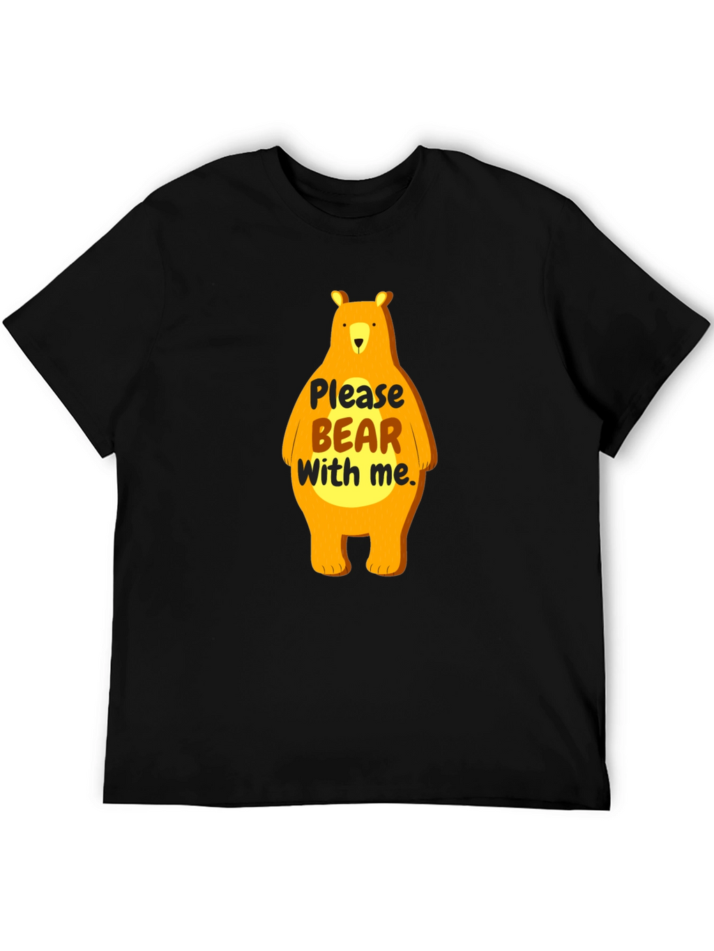 Funny Bear Graphic T-Shirt