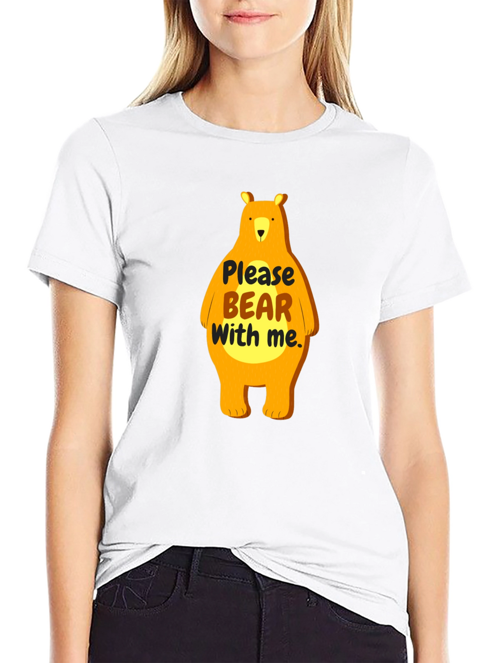 Funny Bear Graphic T-Shirt