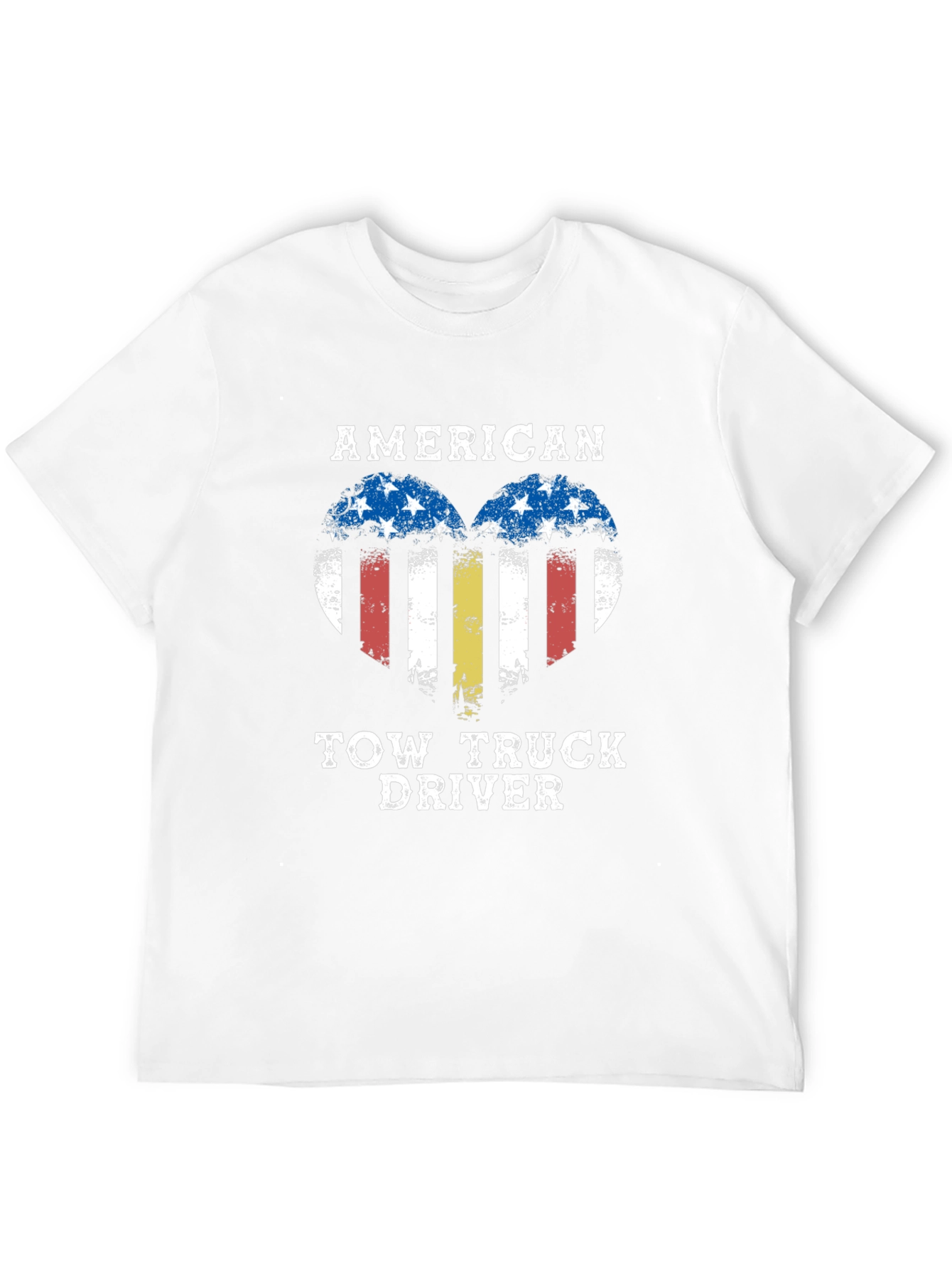 American Tow Truck Driver Graphic T-Shirt